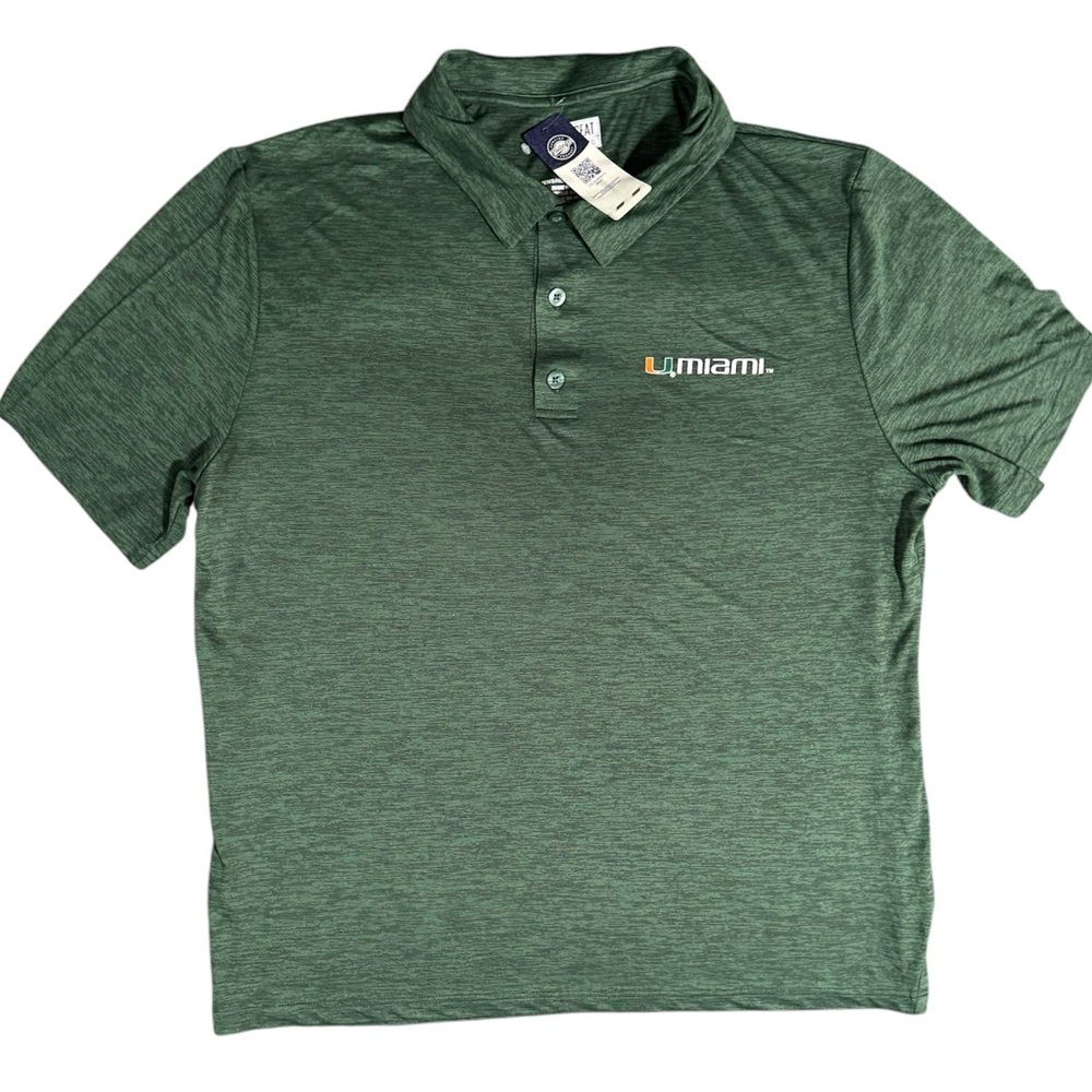 Miami Hurricanes Classic Polo Shirt NWT